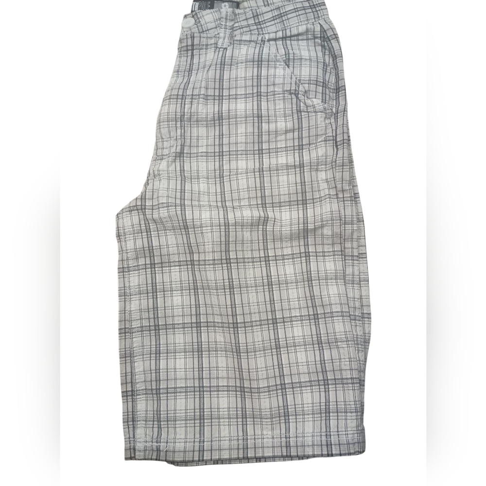 South Pole Tan Plaid Shorts